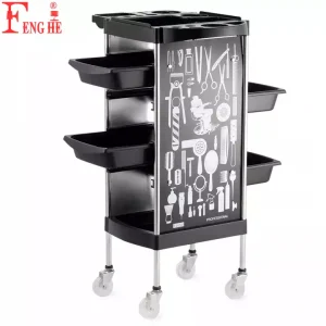 עגלת ספרים שחורה