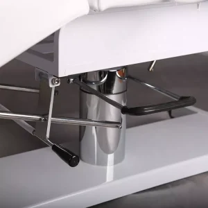 מיטת קוסמטיקה הידראולית לבנה - בוכנה