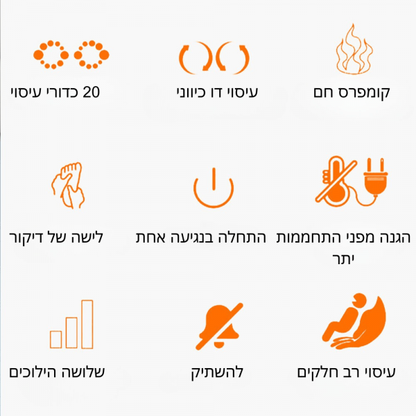 מכשיר עיסוי לרגליים