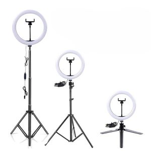 רינג לייט - גובה 170 ס"מ קוטר טבעת אור: 26 ס"מ