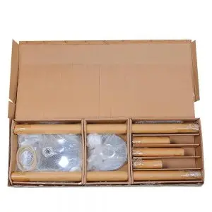 עמוד לריקוד - כל החלקים בתוך הקרטון