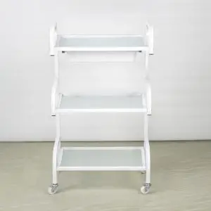 עגלת קוסמטיקה שלושה מדפים תמונה מלפנים