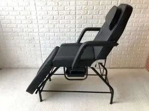 מיטת קוסמטיקה שחורה - מצב ישיבה