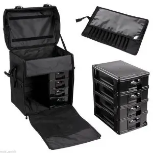 מזוודת איפור- דגש נוסף על אחסון מירבי