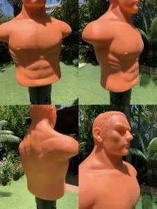 בובת איגרוף - דגש על מבנה אנטומי