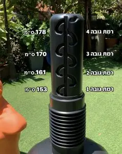 בובת איגרוף - דגש על הגבהים השונים