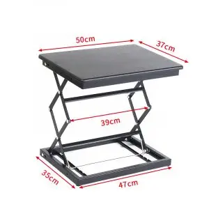 שולחן עמידה ישיבה - דגש גודל המוצר