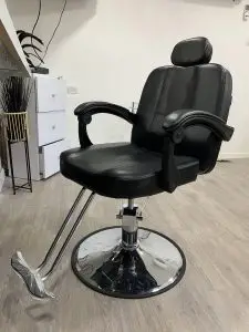 כיסא מספרה - צבע שחור תמונה ראשית