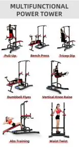 מכשיר מתח מקבילים בטן + ספסל דחיקה