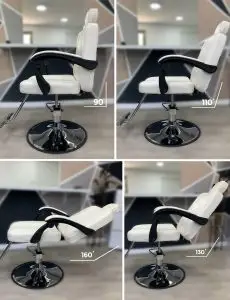 כיסא ספרים לבן - דגש מצבי שכיבה