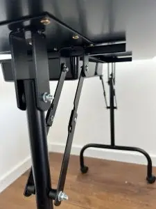 שולחן מניקור מתקפל צבע שחור עיצוב איטלקי שלדה