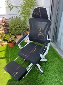 כסא משרדי מידות