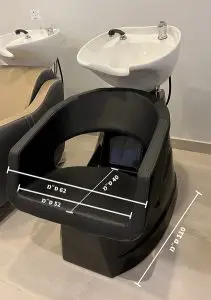 מידות כיור החפיפה דגם דלוקס