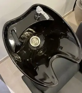 כיור חפיפה פרימיום חרסינה שחורה