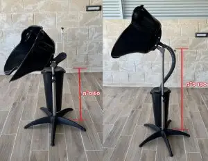 כיור חפיפה נייד גובה