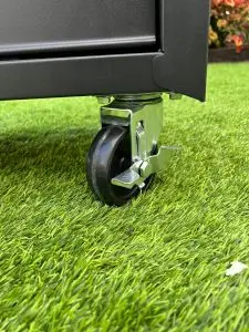 עגלת עבודה למקעקעים מברזל - גלגלים