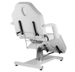 מיטת קוסמטיקה הדראולית לבנה - 12 שלבים