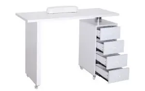 שולחן מניקור קבוע בעל מגירות