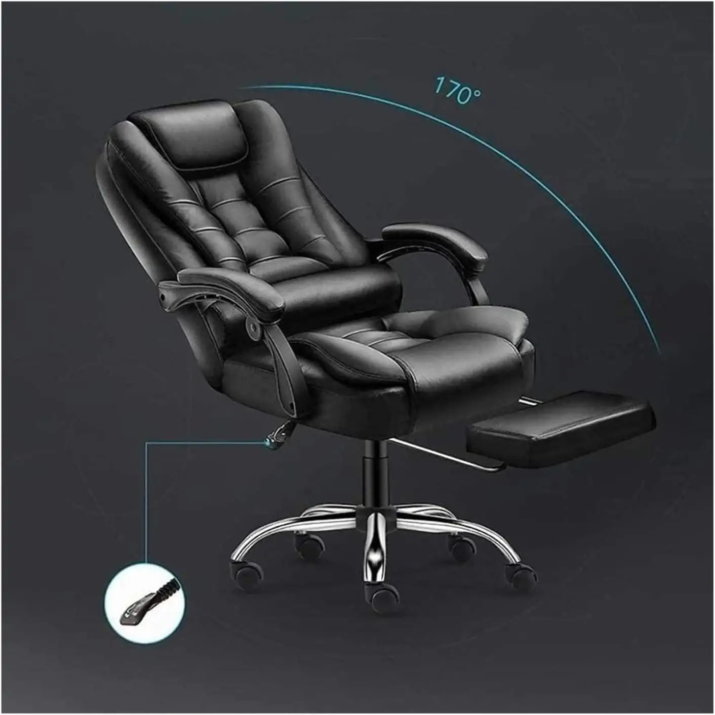 כיסא מנהלים - מצב שכיבה