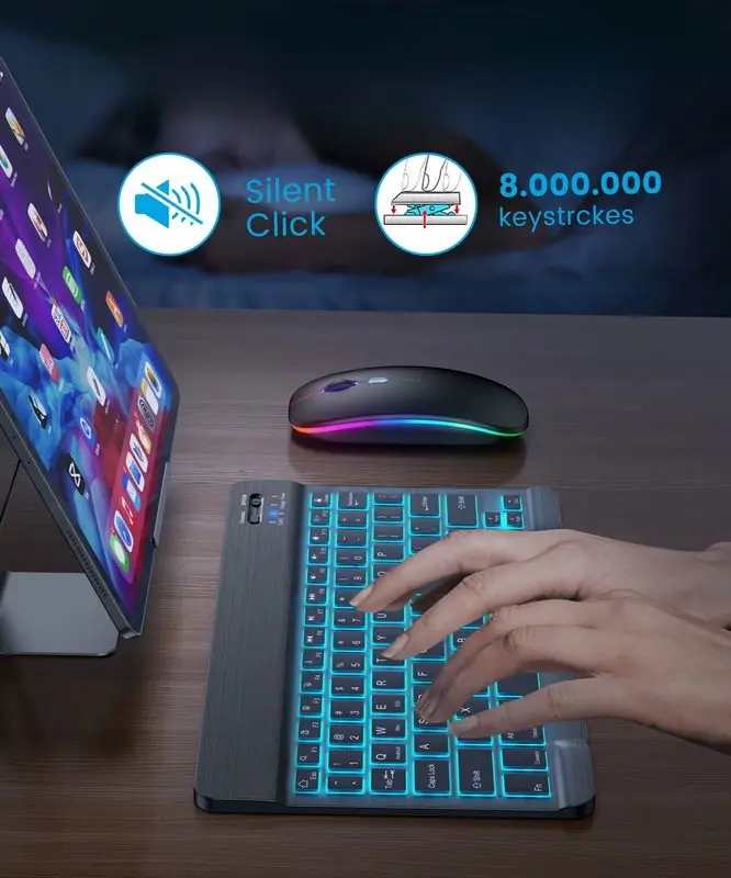 מקלדת ועכבר גיימינג אלחוטית